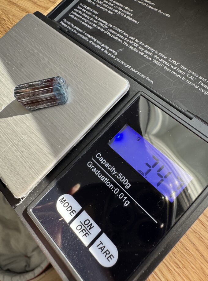 Naszyjnik z dużym Indygolitem, Afganistan