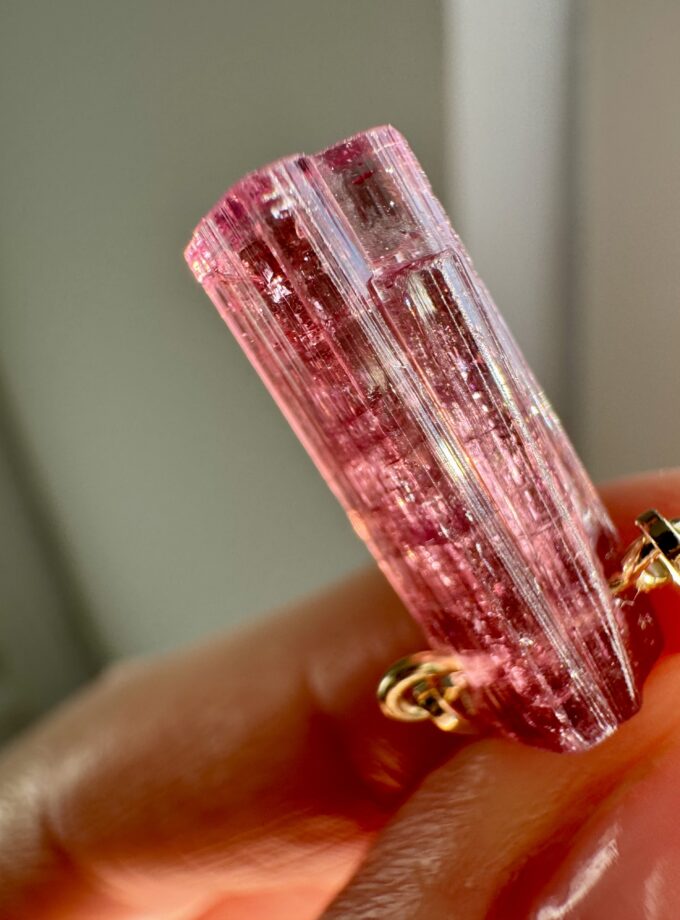 Naszyjnik z Rubelitem z Afganistanu