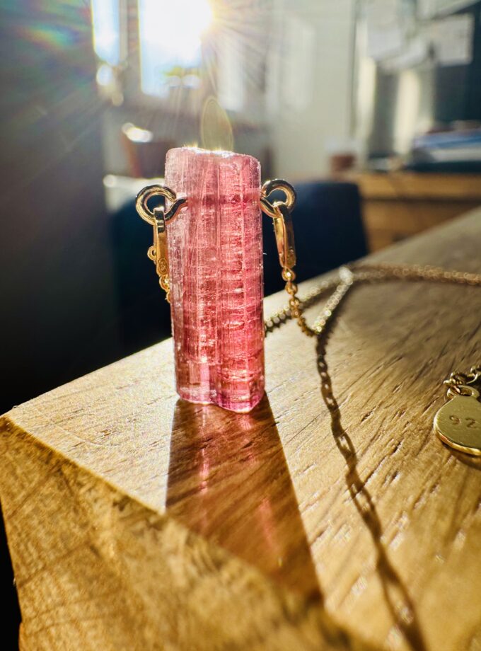 Naszyjnik z Rubelitem z Afganistanu