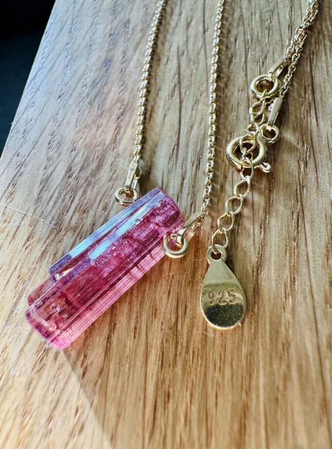 Naszyjnik z Rubelitem z Afganistanu