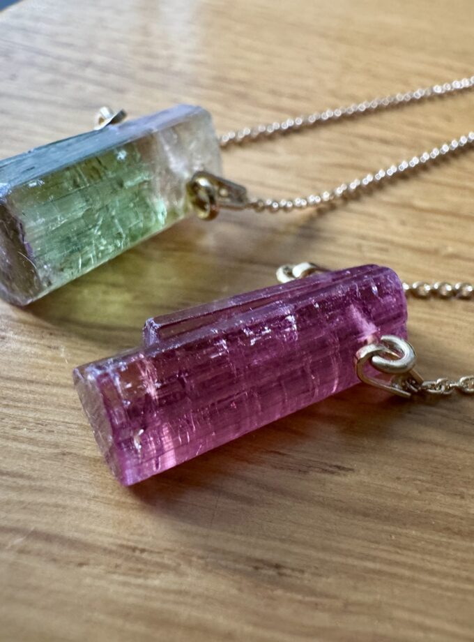 Naszyjnik z Rubelitem z Afganistanu