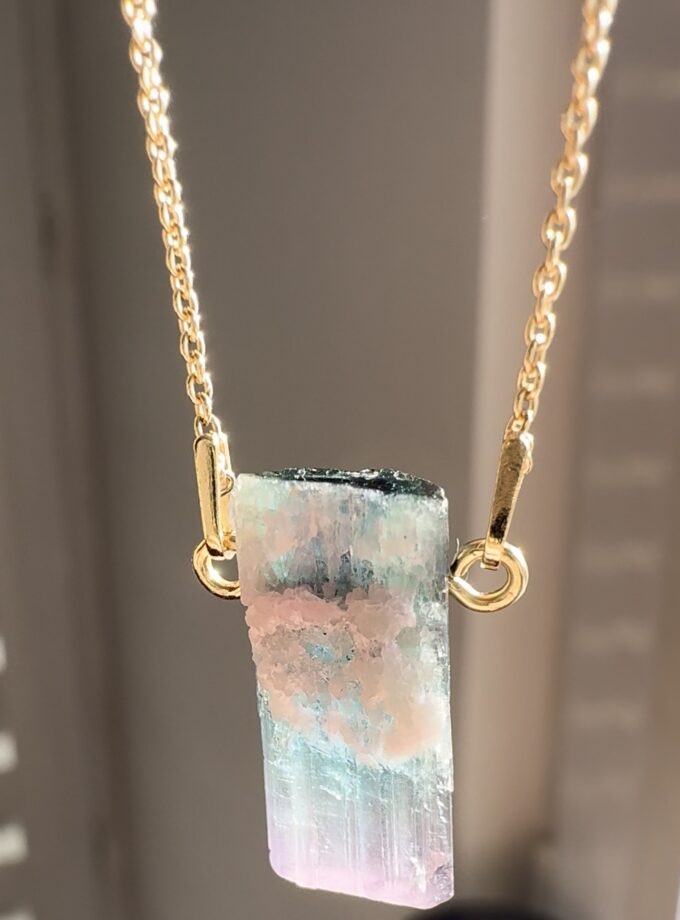 Naszyjnik z Turmalinem Rose Cap z Paprok