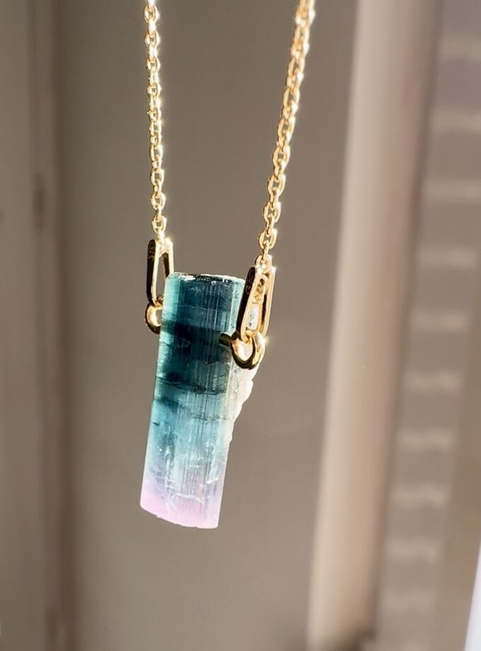 Naszyjnik z Turmalinem Rose Cap z Paprok