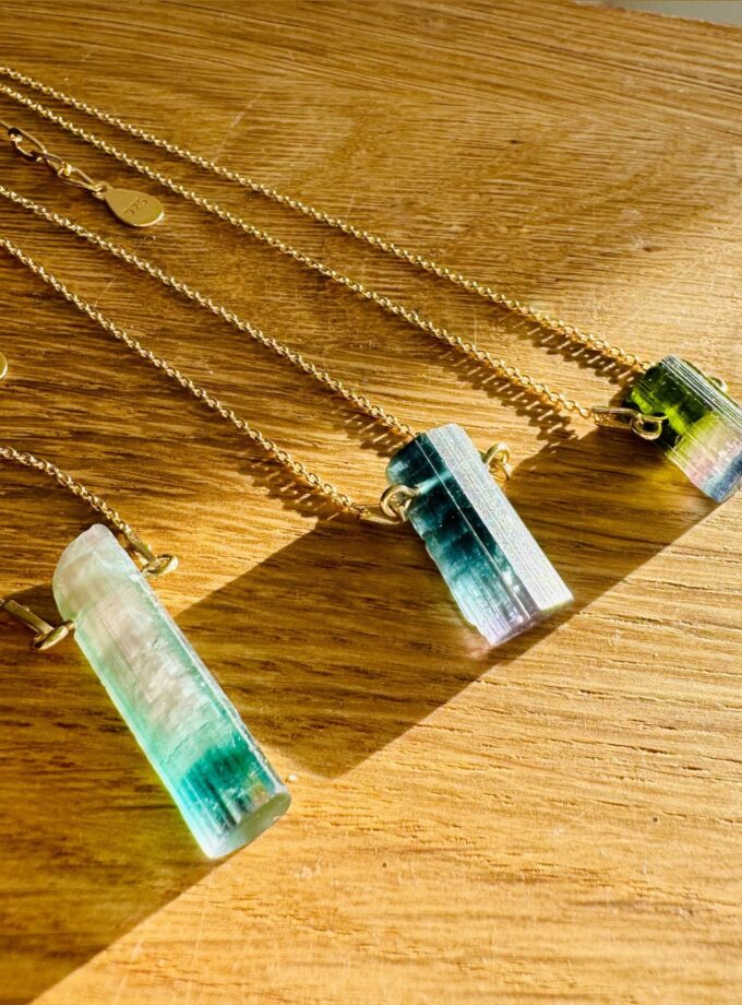 Naszyjnik z Turmalinem Rose Cap z Paprok