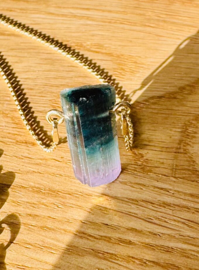 Naszyjnik z Turmalinem Rose Cap z Paprok