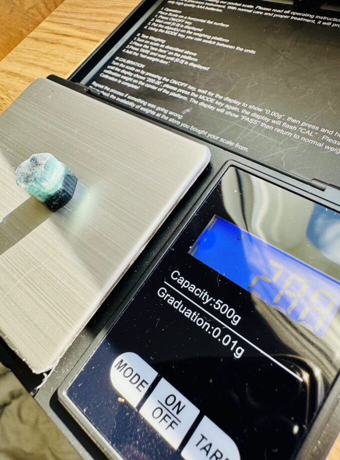 Naszyjnik z Indygolitem, Afganistan