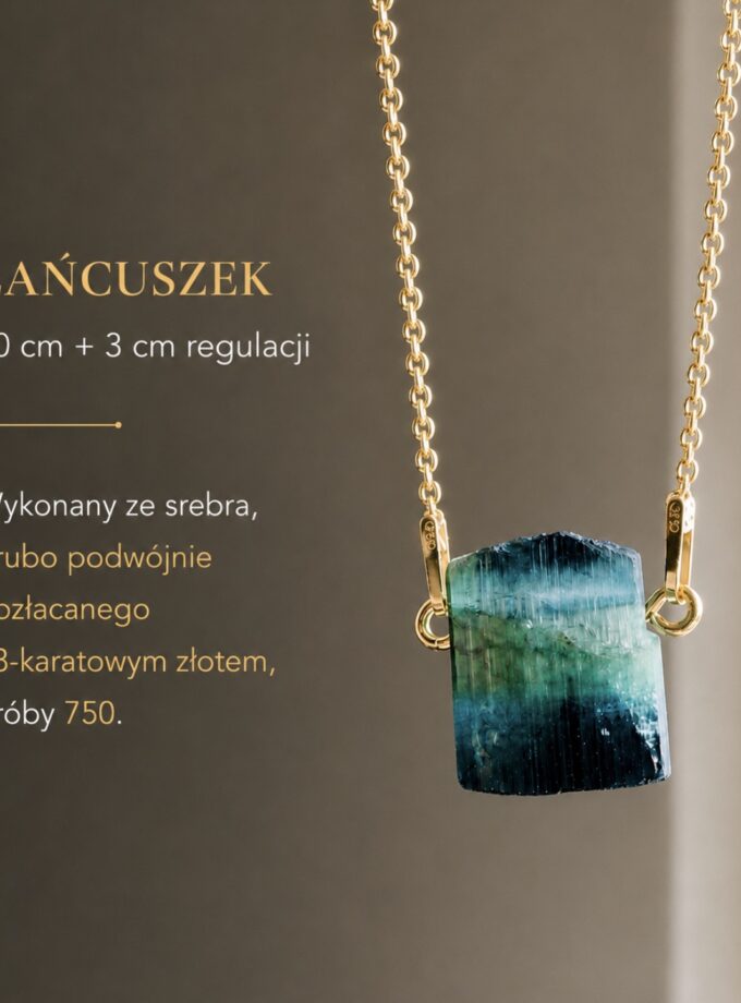 Naszyjnik z Indygolitem, Afganistan