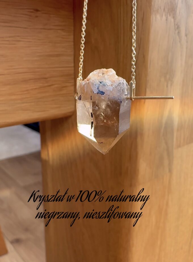 Naszyjnik z Naturalnym Cytrynem z D.R. Kongo (wybór oprawy)