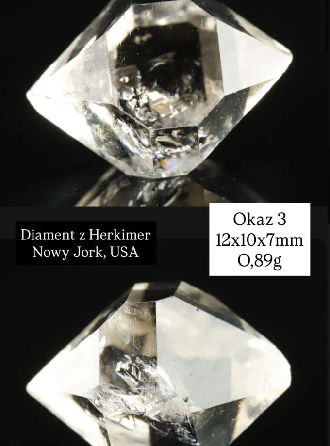 Naszyjnik z Diamentem z Herkimer (okaz3)