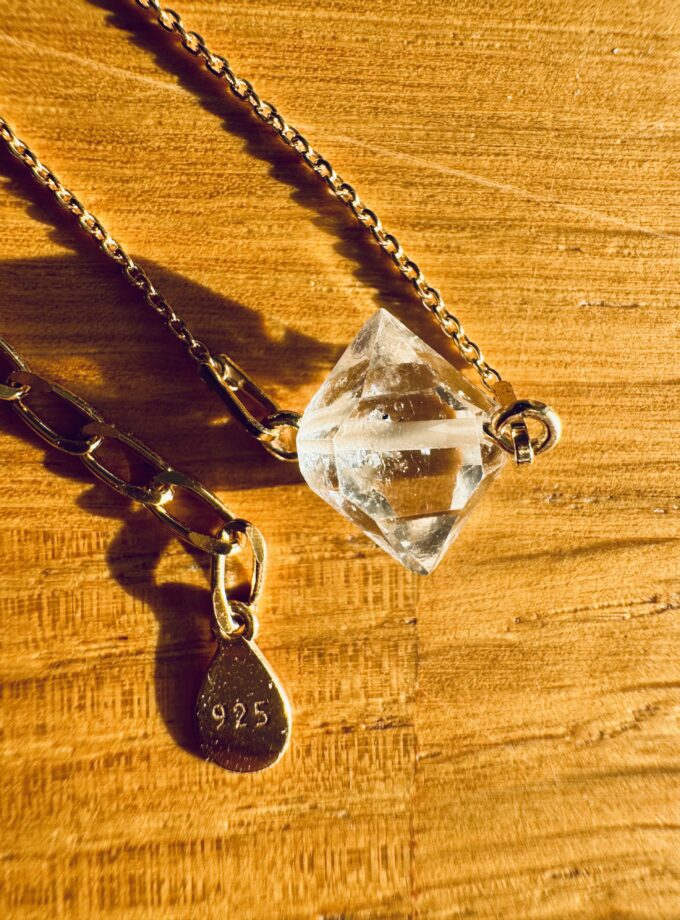 Naszyjnik z Diamentem z Herkimer (okaz3)