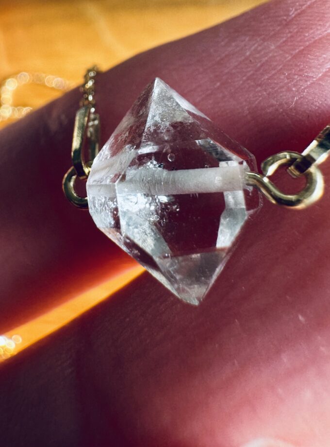 Naszyjnik z Diamentem z Herkimer (okaz3)