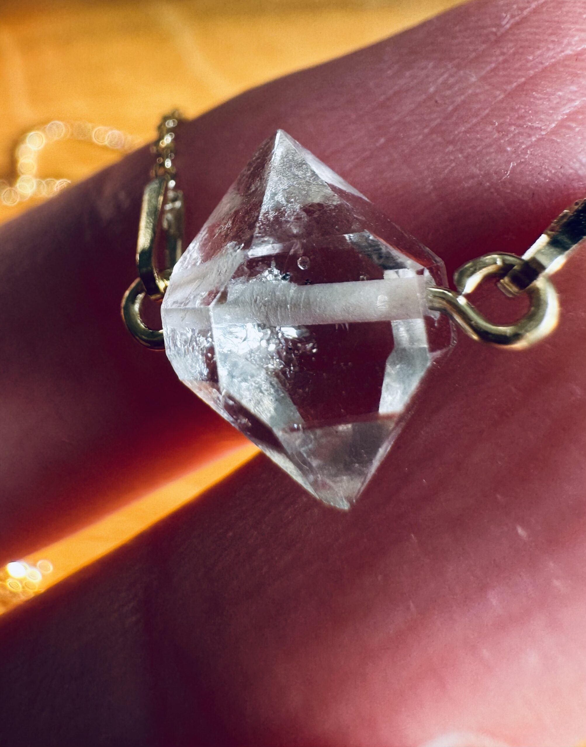 Naszyjnik z Diamentem z Herkimer (okaz3) - obrazek 4