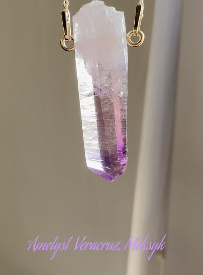 Naszyjnik z dużym Ametystem z Veracruz, Meksyk