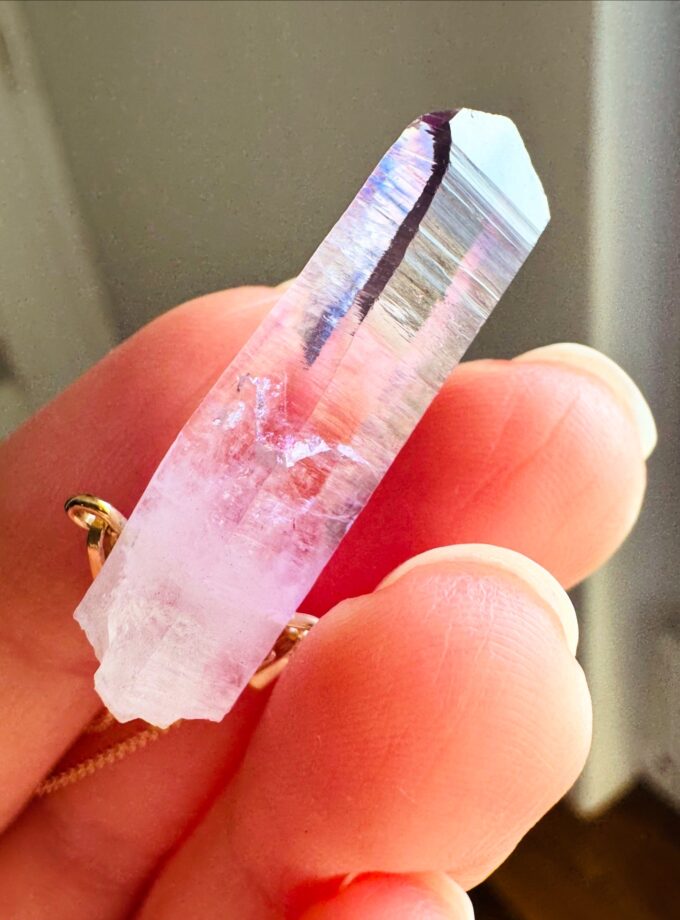 Naszyjnik z dużym Ametystem z Veracruz, Meksyk