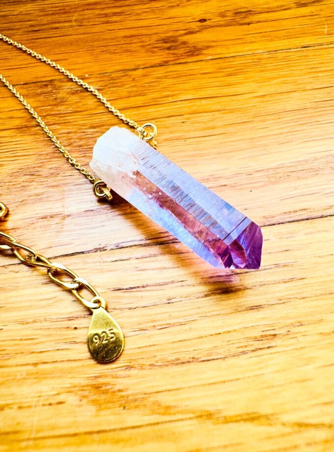 Naszyjnik z dużym Ametystem z Veracruz, Meksyk