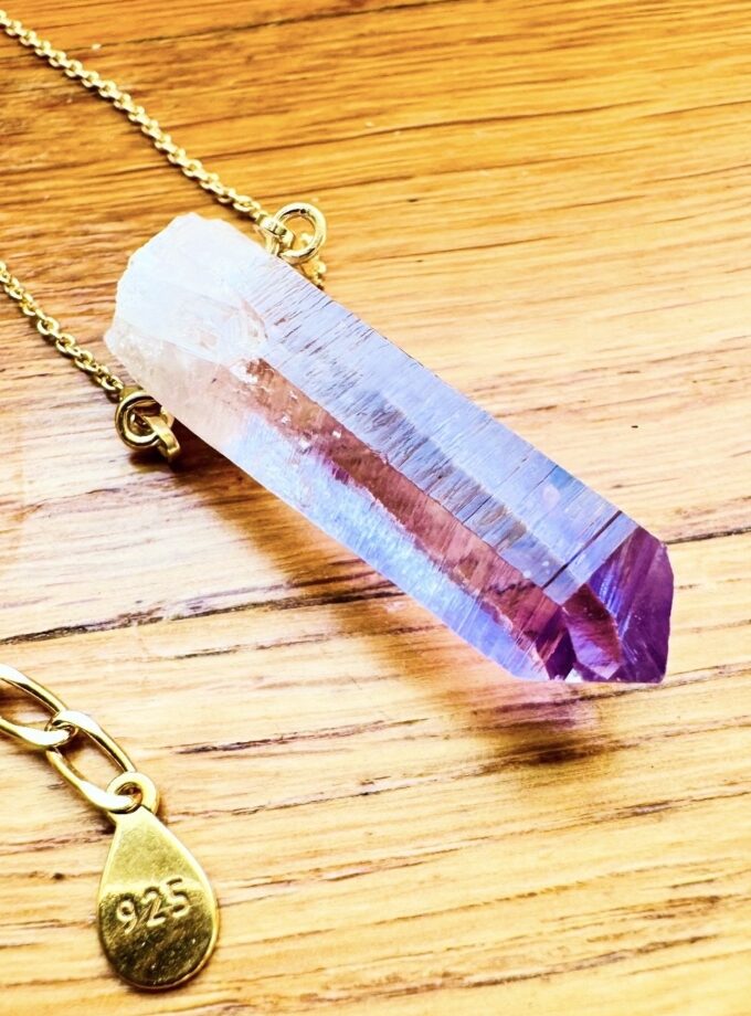 Naszyjnik z dużym Ametystem z Veracruz, Meksyk