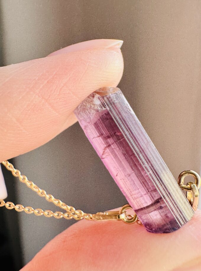 Naszyjnik z Rubelitem z Afganistanu