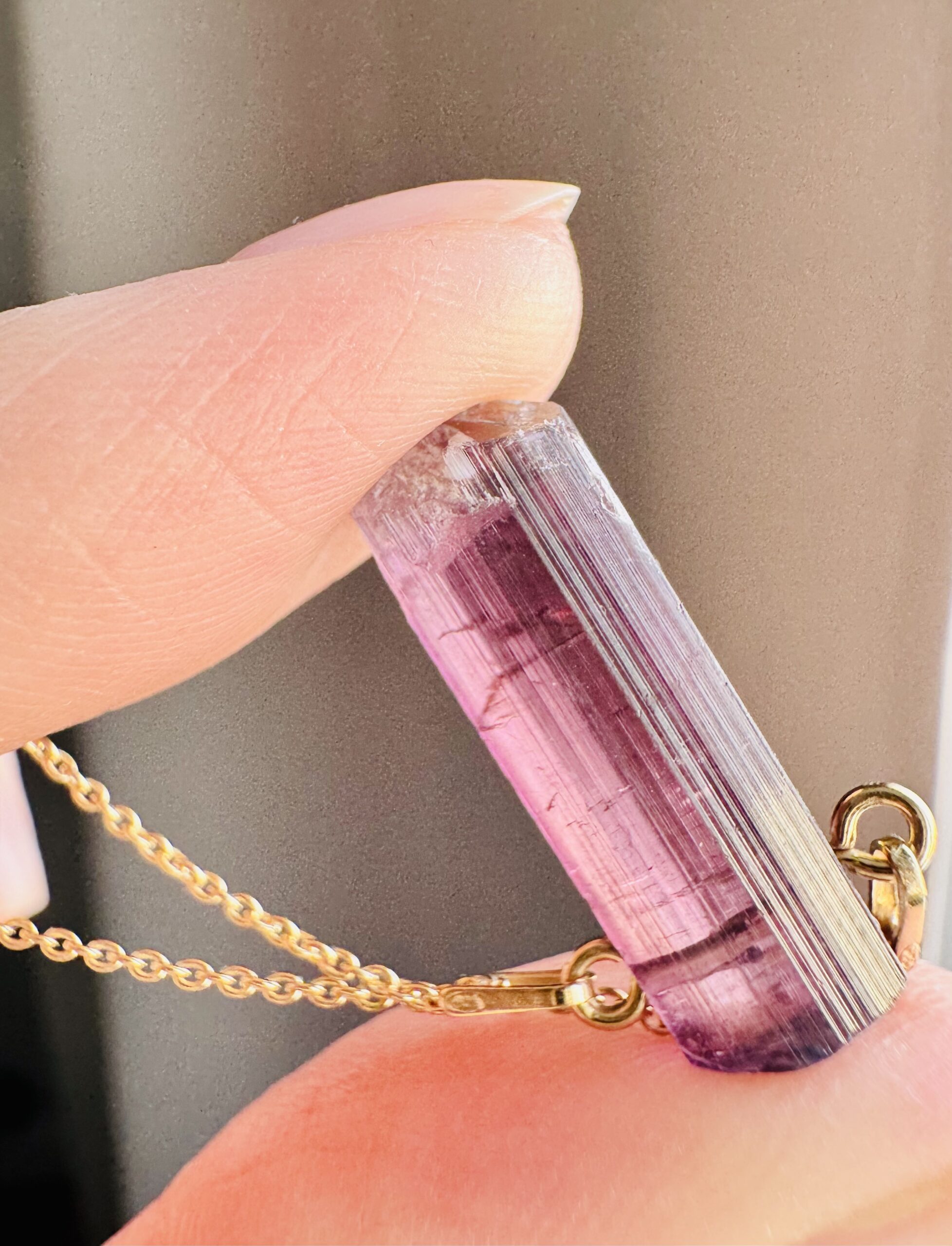 Naszyjnik z Rubelitem z Afganistanu - obrazek 7