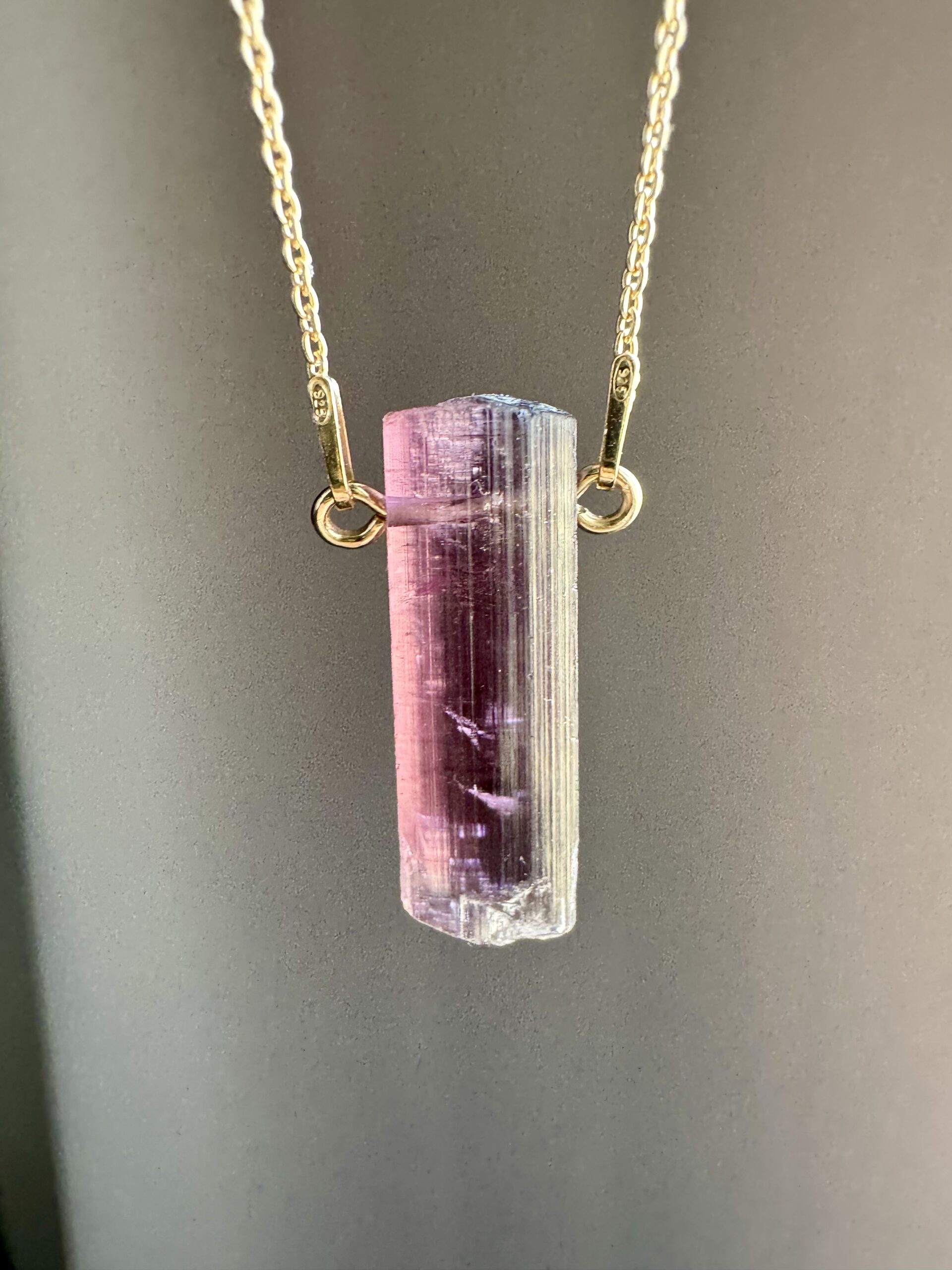 Naszyjnik z Rubelitem z Afganistanu - obrazek 3