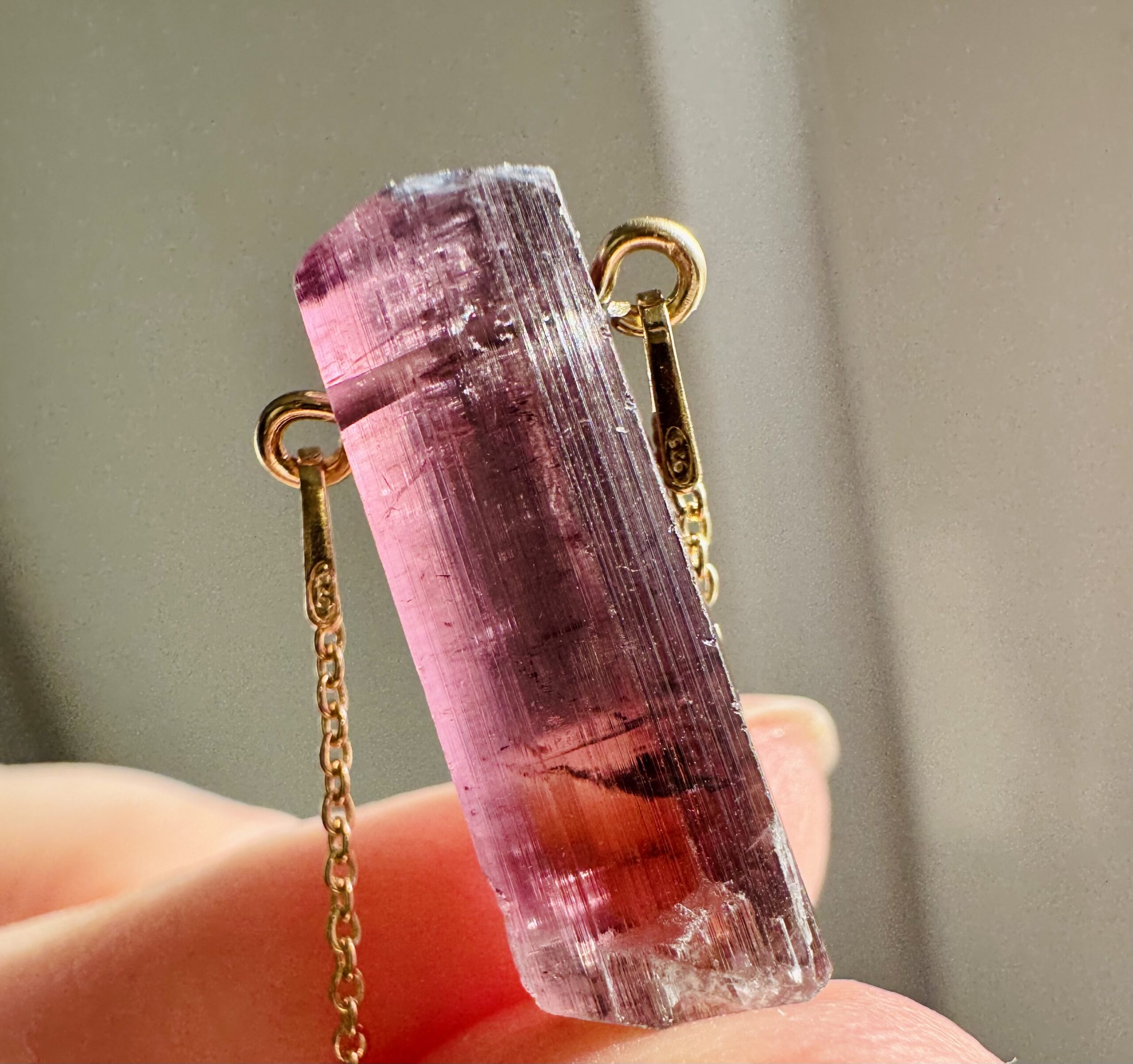 Naszyjnik z Rubelitem z Afganistanu - obrazek 8