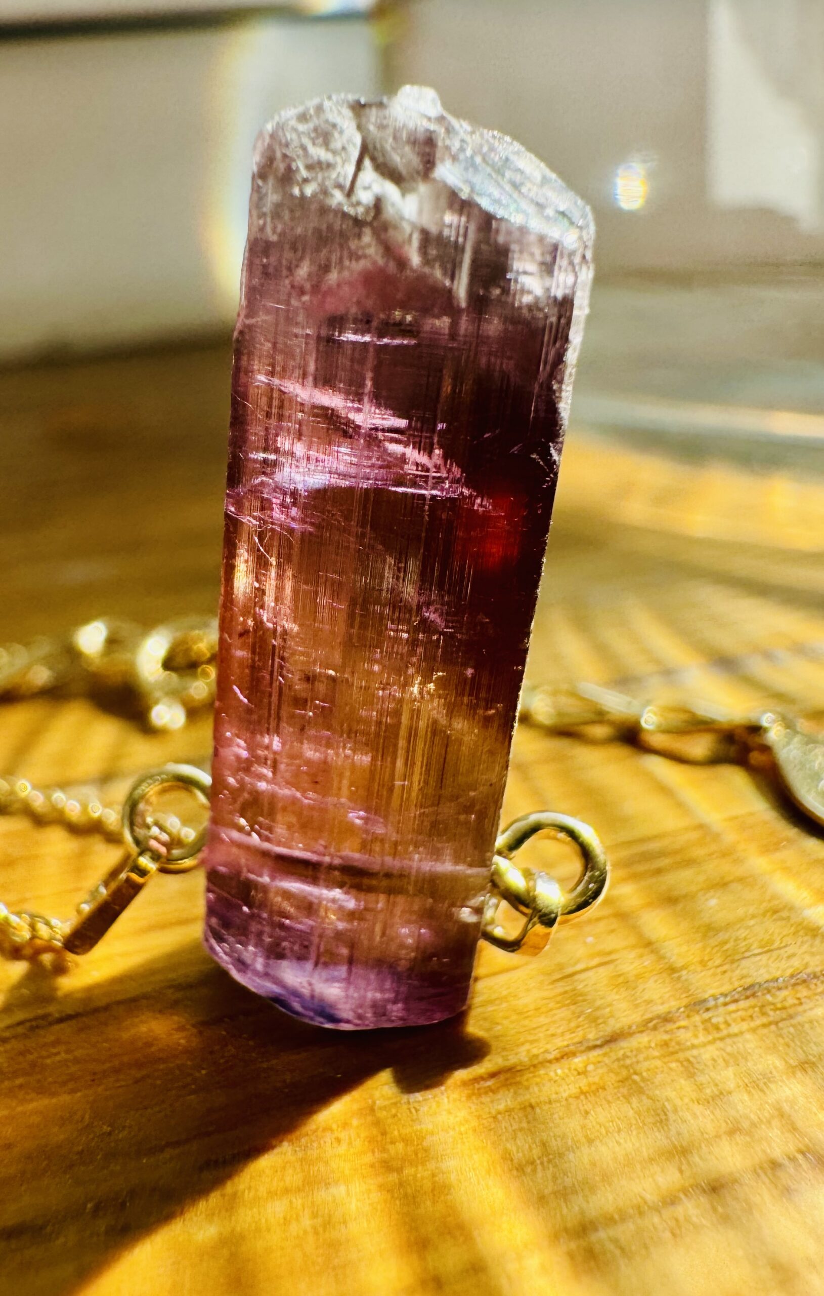 Naszyjnik z Rubelitem z Afganistanu - obrazek 9