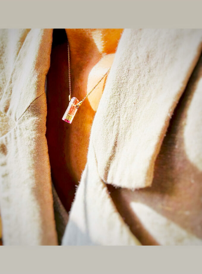 Naszyjnik z Turmalinem Arbuzowym, Afganistan