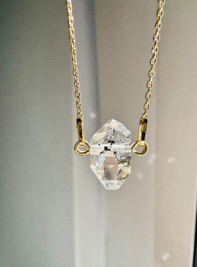 Naszyjnik z Diamentem z Herkimer, USA