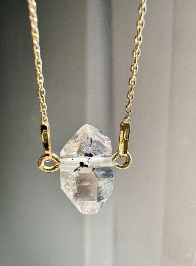 Naszyjnik z Diamentem z Herkimer, USA