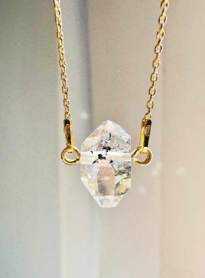 Naszyjnik z Diamentem z Herkimer, USA
