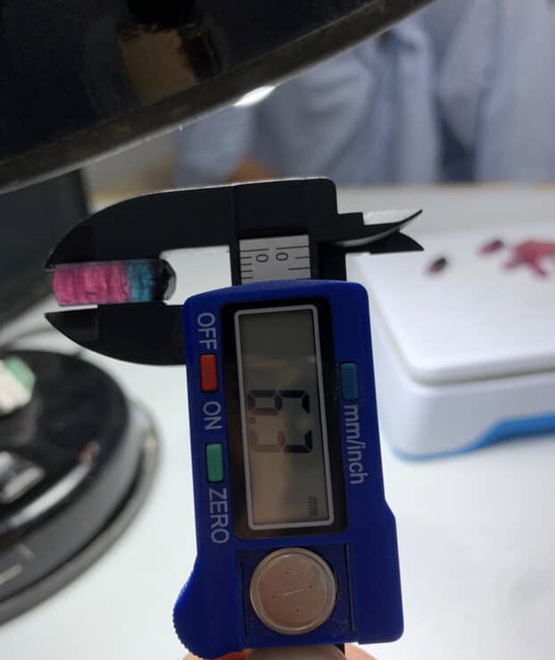 Naszyjnik z Kryształem Turmalinu - Indygolit & Rubelit z Paprok 1,6g