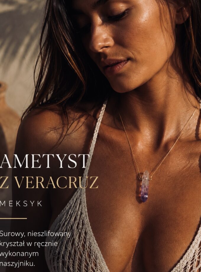 Naszyjnik z Ametystem z Veracruz, Meksyk