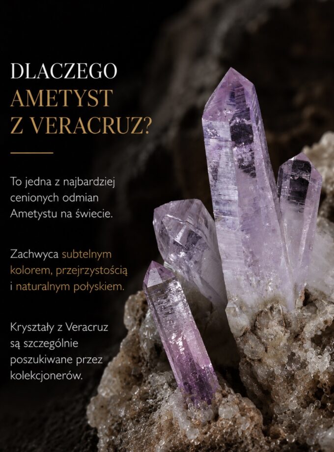 Naszyjnik z Ametystem z Veracruz, Meksyk