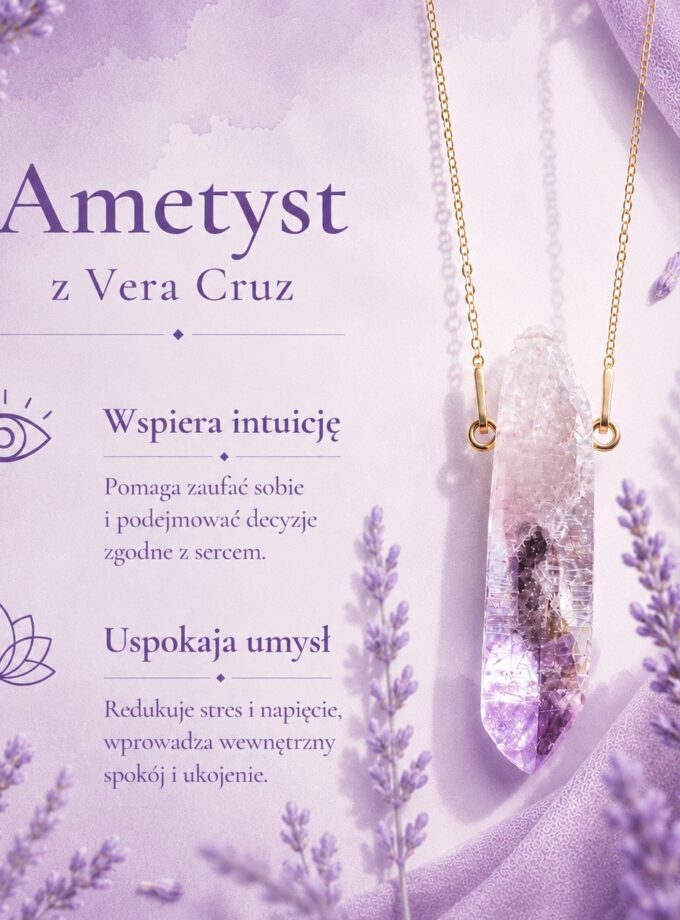 Naszyjnik z Ametystem z Veracruz, Meksyk