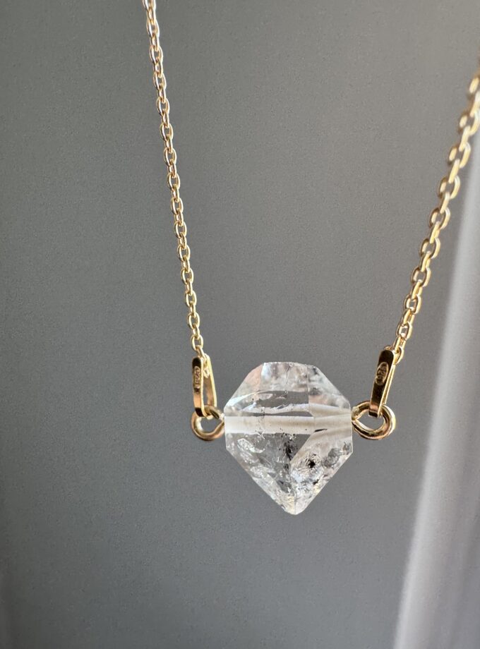 Naszyjnik z Diamentem z Herkimer, USA