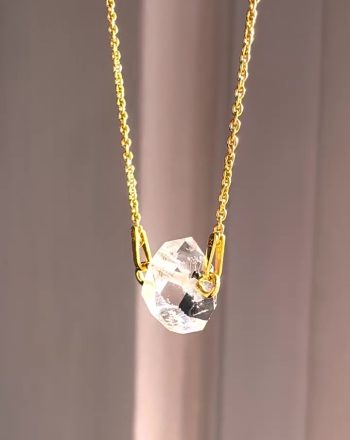 Naszyjnik z Diamentem z Herkimer, USA (Okaz 4) (5)