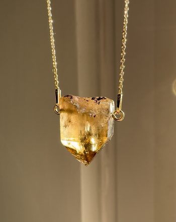 Naszyjnik z Naturalnym Cytrynem z D.R. Kongo (19)