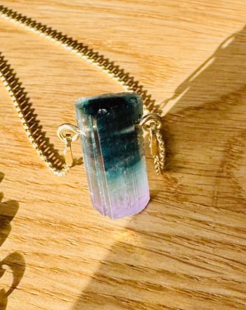 Naszyjnik z Turmalinem Rose Cap z Paprok